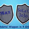 Stickdatei einfache Wappen in 5 Größen thumbnail number 7