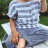 Musselin Shirt Solmusling Gr. 56-170, Leinen, Kombi, A0 thumbnail number 9