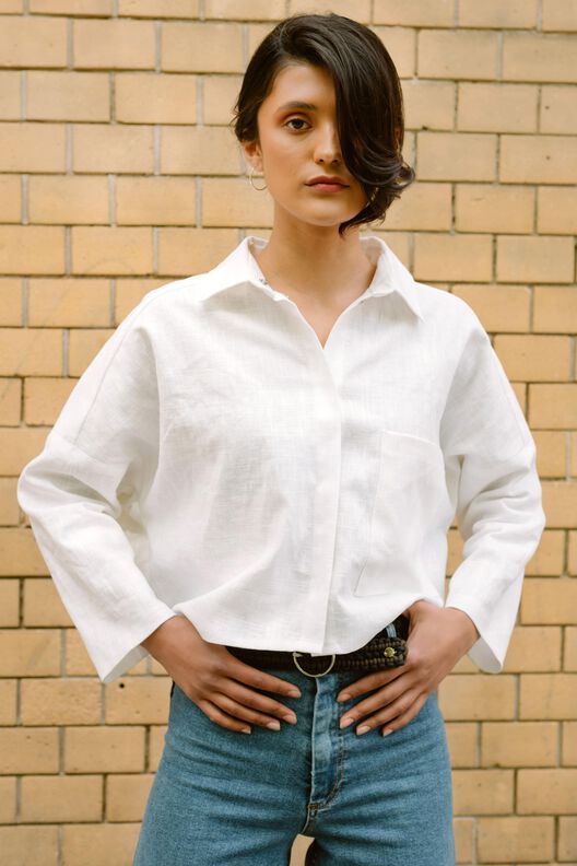 Lockere Bluse Schnittmuster mit Videoanleitung Gr. XS-XXXL image number 3