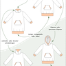 Sweatkleid Klara – Wickelkragen oder Kapuze Gr. 86-158 A4+A0 thumbnail number 7