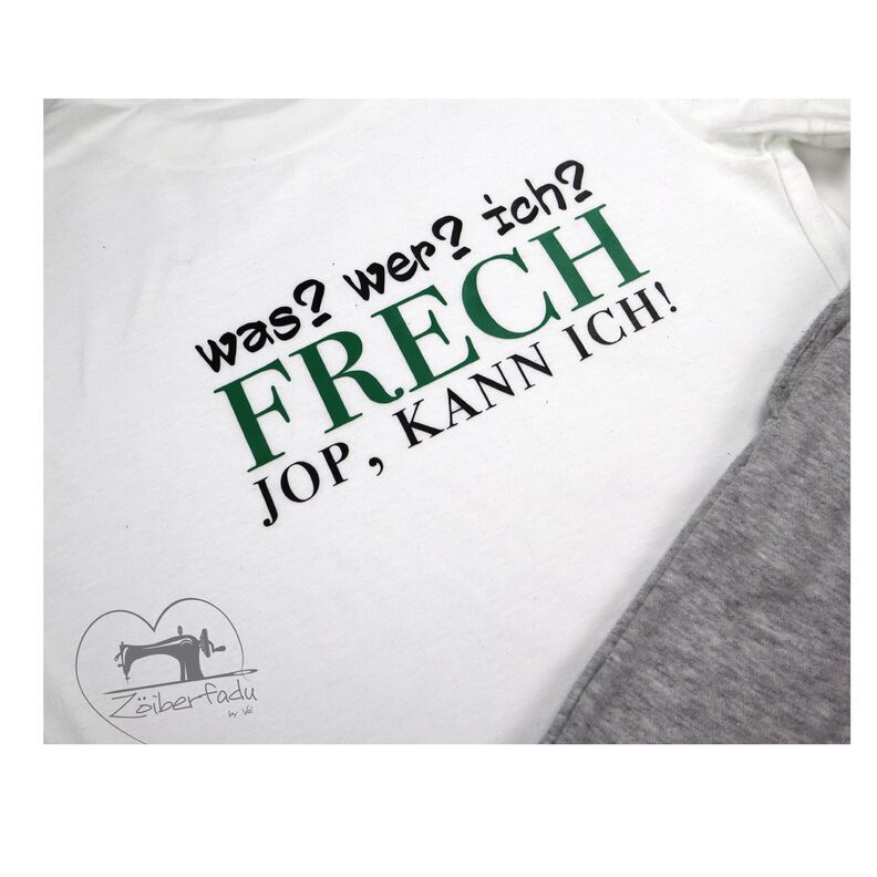 "was?wer?ich? FRECH?" - Statement Plott in 2 Varianten image number 4