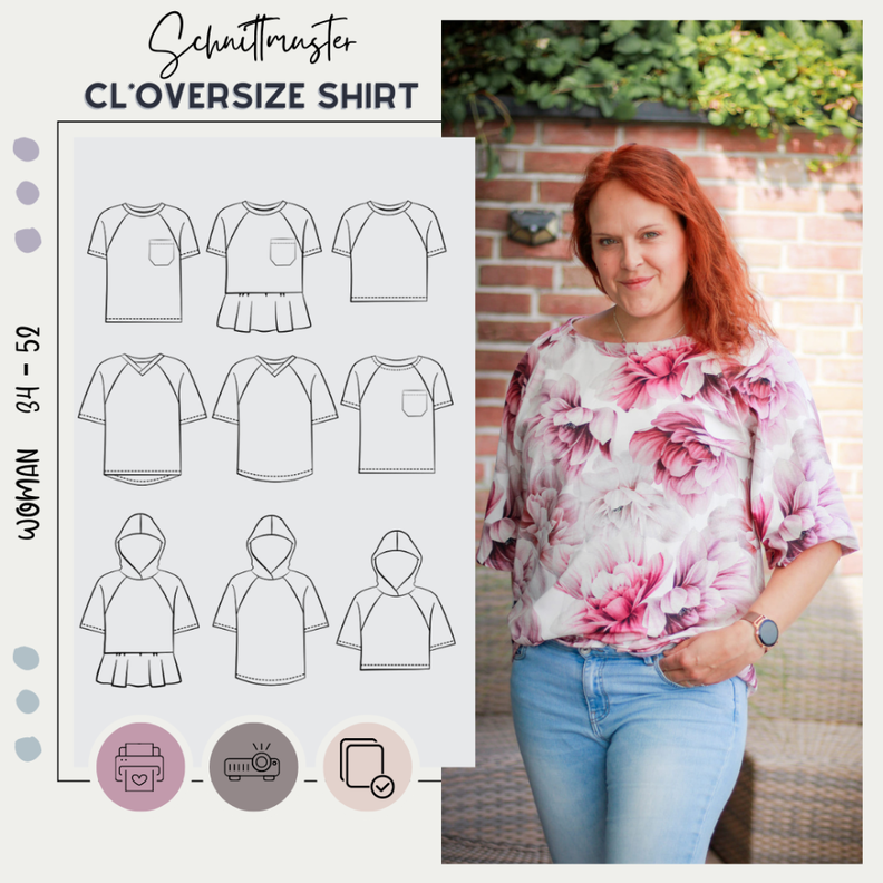 CL*OVERSIZE SHIRT WOMAN 34-52 image number 1