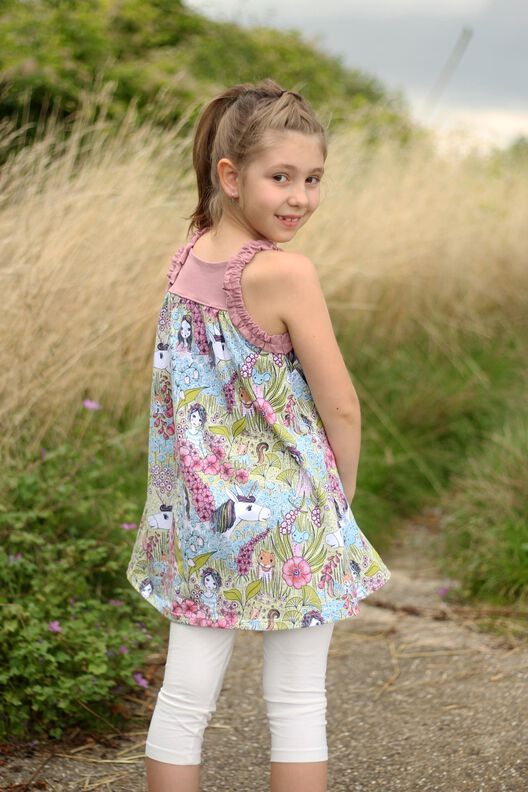 Ruffled Strap Dress - Gr. 86 - 164 image number 6