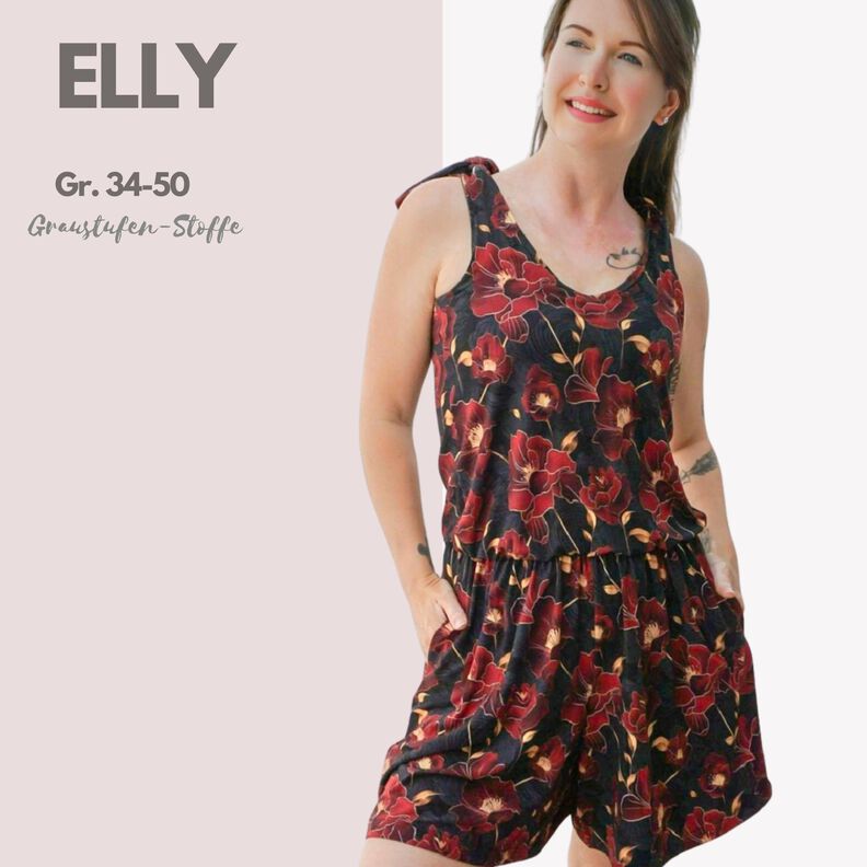 Jumpsuit Elly PDF Schnittmuster Gr. 34-50 image number 1