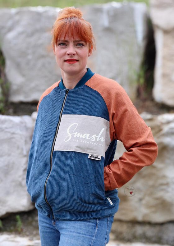 Collegejacke Helt mig, Gr. 32-50, inkl. A0, Leinen image number 6