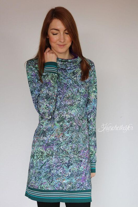 Kleid / Pullover Thyra Nähanleitung 2 Kragen Gr. 58-46 image number 3