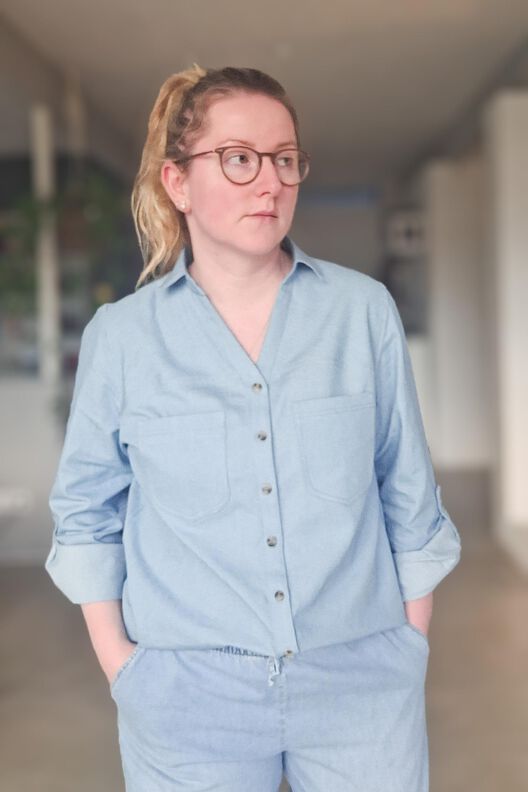 Jeanshemd | Damen Schnittmuster PDF | 32&ndash;52 | Seamone image number 10