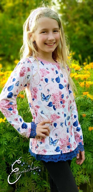 Shirt Julia mit Raffungen Gr. 86 - 140 Schnittmuster image number 5