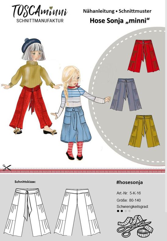Schnittmuster Kinder Hose Sonja minni | Musselin image number 3