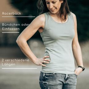 Racerback-Top Damen – Schnittmuster Gr. 32-54 Brooklyn 