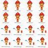 Feuerwehr Frau / Mädchen Stickdatei thumbnail number 4