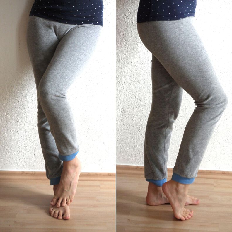Damen Hose Jogginghose Leggings aus 1 Teil RAS ♥ Gr. 34-50 image number 3