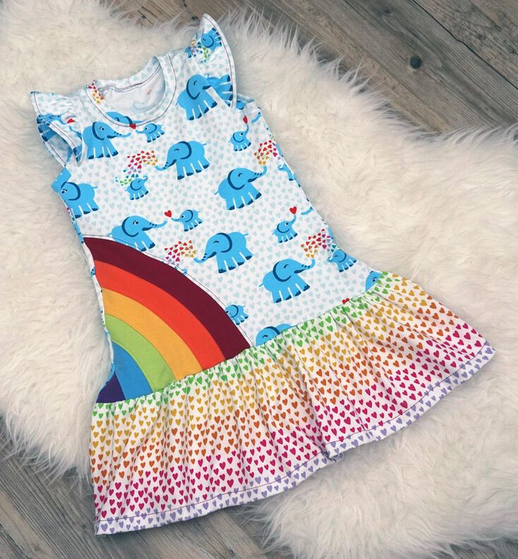 Sommerkleid RAINBOW DRESS Gr. 86-140 image number 6