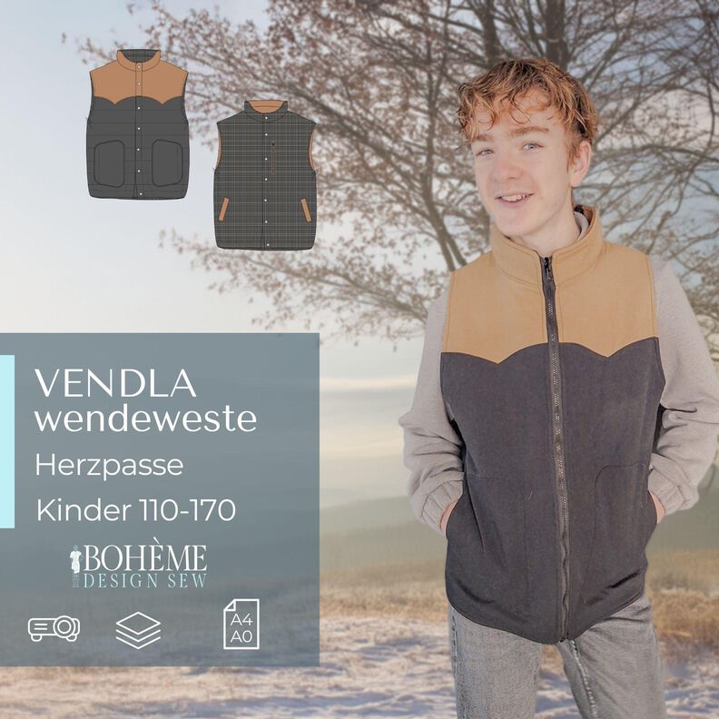 VENDLA.wendeweste | Kinder | 110 - 170 image number 1
