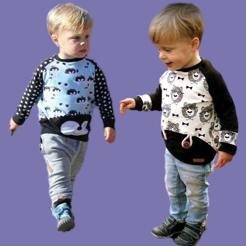 Kinder Pullover mit Teilung Shirt MiniMars ♥ Gr. 62-128 image number 8