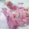 Babytunika Tilda Gr. 50 - 92 Rüschen + Raffung thumbnail number 9