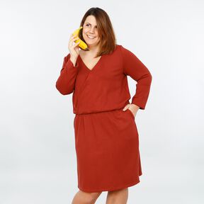 FRAU VILMA - Jerseykleid in Wickeloptik XS-L