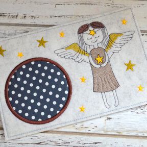 Stickdatei MugRug Schutzengel 13x18cm und 13x20cm
