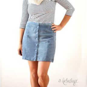 Ebook/Nähanleitung A-Linien Rock MAJORDIS Damen Gr. 32-48