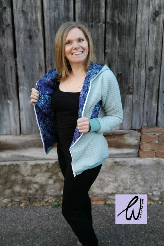 Sweatjacke Pia für Damen Gr. 36 - 52 image number 3