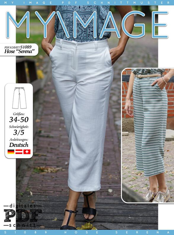 Hose SERENA N&auml;hanleitung + Schnitt image number 2
