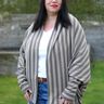 Cocon Strickjacke (32-56) MACAPA Damen Schnittmuster Jacke thumbnail number 8