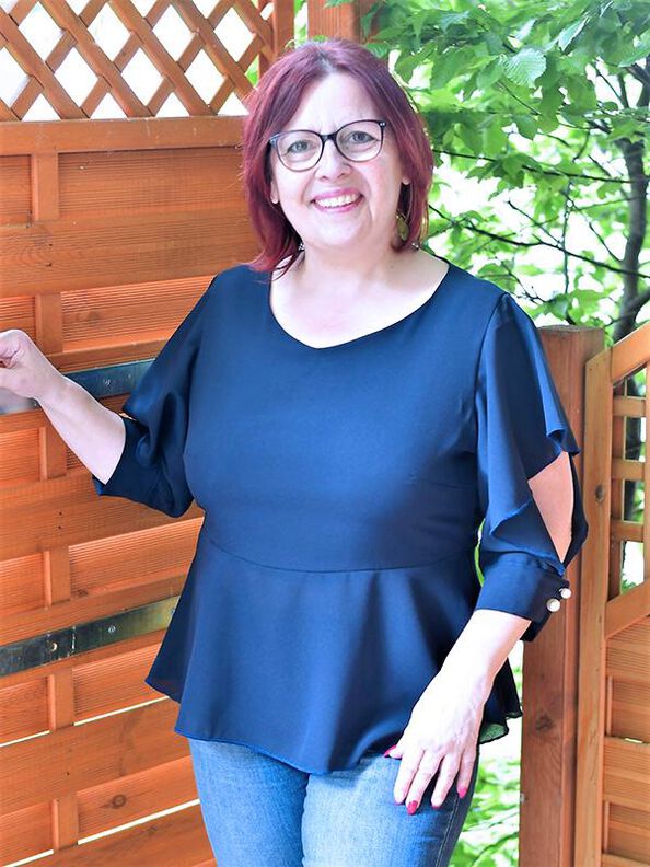 Bluse PETITE KATIANE PDF-A4, A0 und BEAMER image number 5