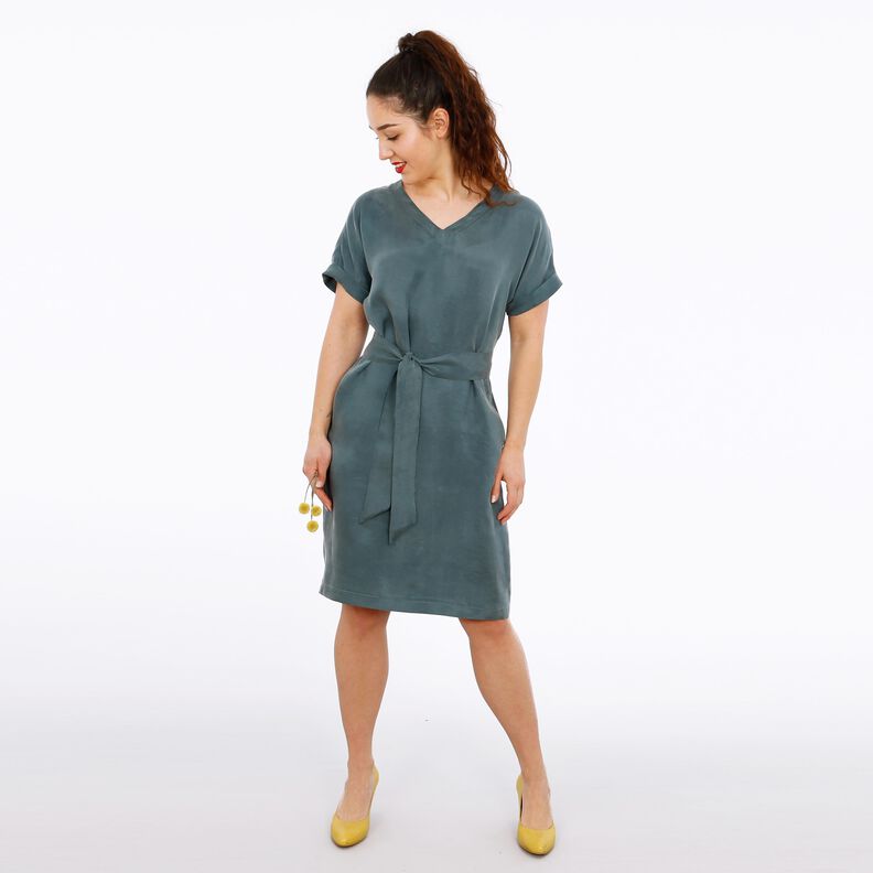 FRAU VIKKI - Kleid mit V-Ausschnitt XS-XXL image number 5