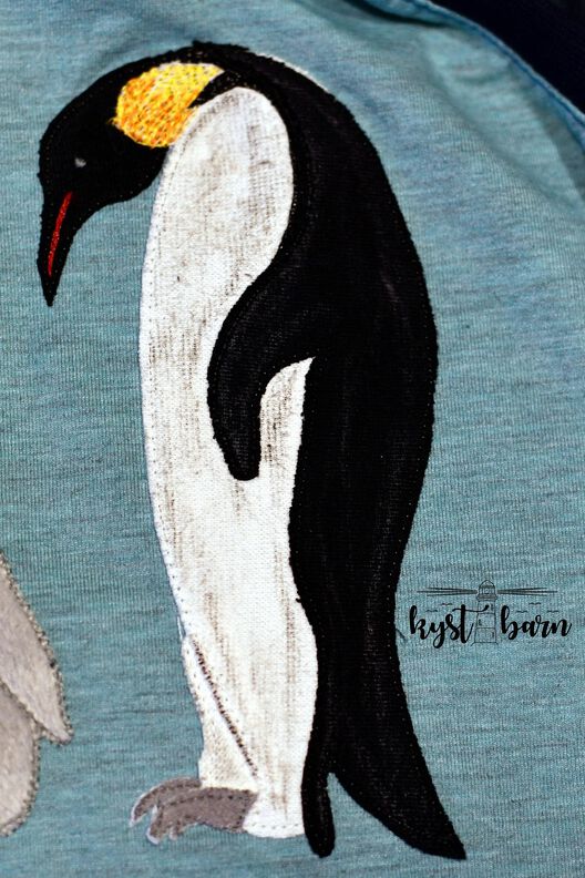 Applikationsvorlage und Nähanleitung Pinguin Mama image number 3