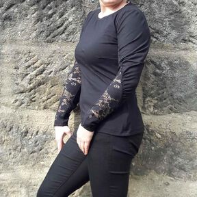Shirt Petite-RUMBA Gr. 34-46, PDF-Schnittmuster A4, A0 und Nähanleitung