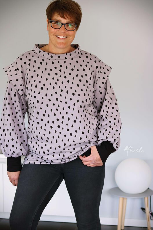 Ebook Flügel-Sweater FRAYA Gr. 32-58 Schnittmuster PDF A4 image number 8