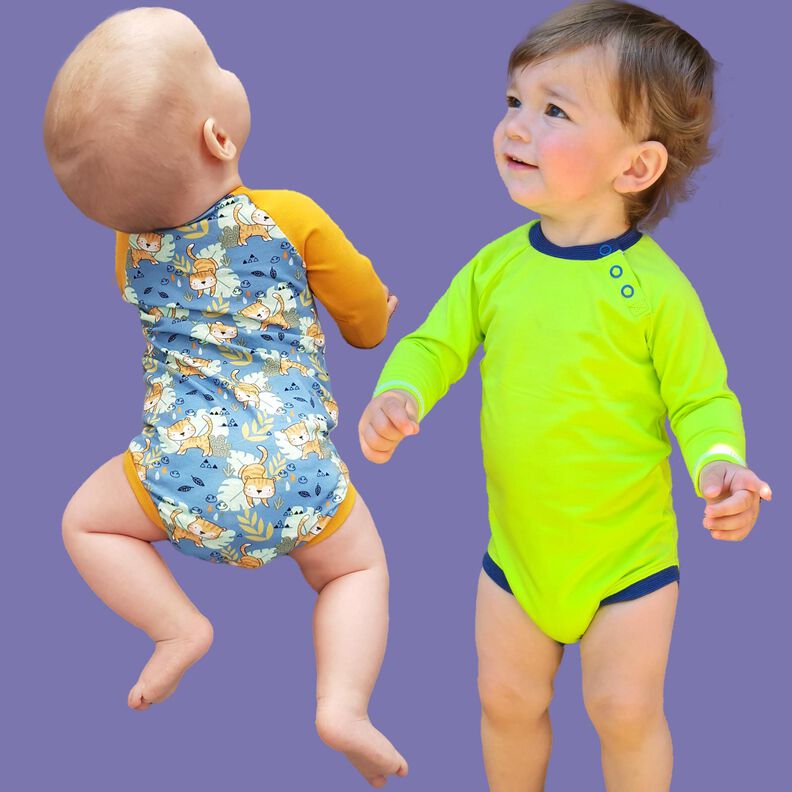 Baby Body mit Raglanärmeln kurz oder lang CERIA ♥ Gr. 56-98 image number 10