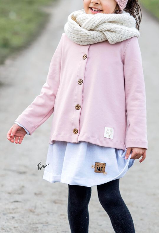 Girly Cardigan Gr. 86 - 164 inkl. BEAMER DATEI image number 4