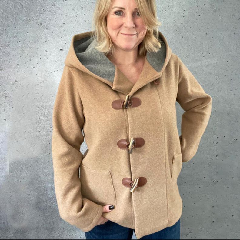 Wolljacke, Sweatjacke mit Kragen oder Kapuze (34-58) JACA image number 1