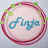 Stickdatei Kreis Button Rahmen 16 Gr.  thumbnail number 1