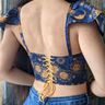 Yoalli Kleid | Herzausschnitt Bustier Volantärmel thumbnail number 4