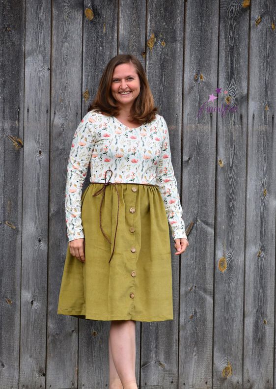 *Ladies Button Dress* Kleid mit Knopfleiste Gr. 30 bis 56 image number 8
