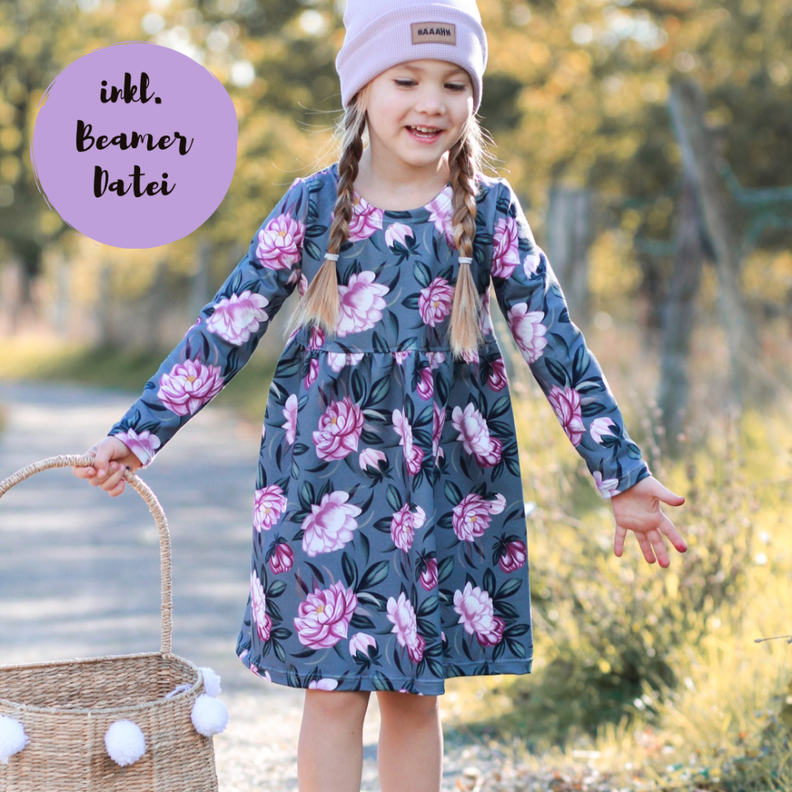 Basic Kleid BEAMER Version - Gr. 86-164 image number 1