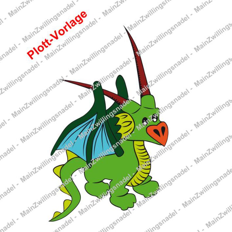 Main Drache Plottvorlage image number 1