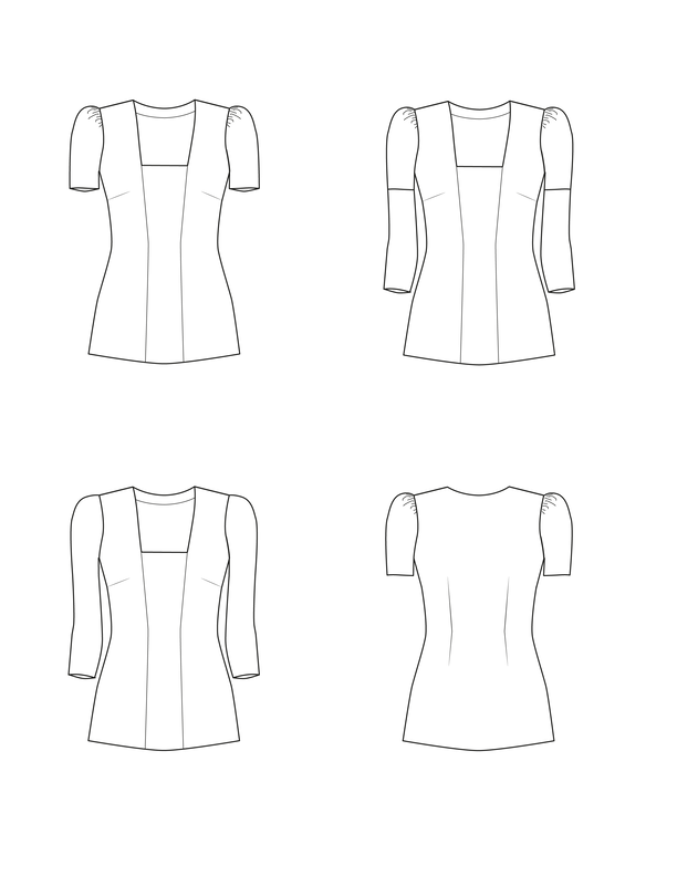 Shirt ARLETTE Gr. 34-54 PDF-A4, A0+BEAMER image number 2