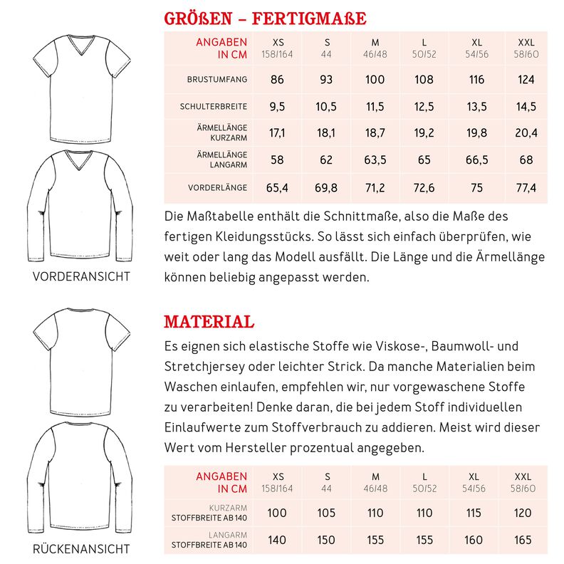  HERR ERIK - Shirt mit V-Ausschnitt  XS-XXL image number 7