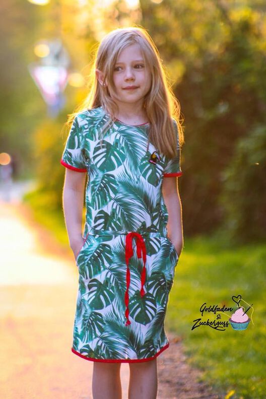 Kleid/Shirt Kinder Schnittmuster Gr. 134-176-deine HELMA #41 image number 4