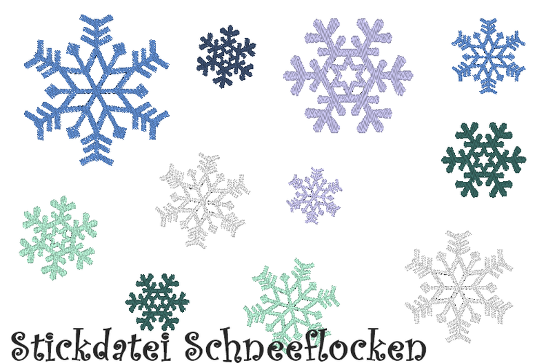 Stickdatei Schneeflocke image number 1