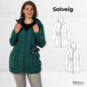  Schnittmuster Jacke Solveig | Jacke tailliert mit Kapuze  thumbnail number 1