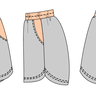 Sommer Shorts „Anni“ mit Gummibund & Fake-Schlitz (34–50) thumbnail number 7