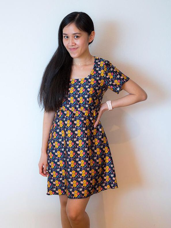 Kleid PETITE LYANA Gr. 34-50 PDF-A4, A0 image number 4