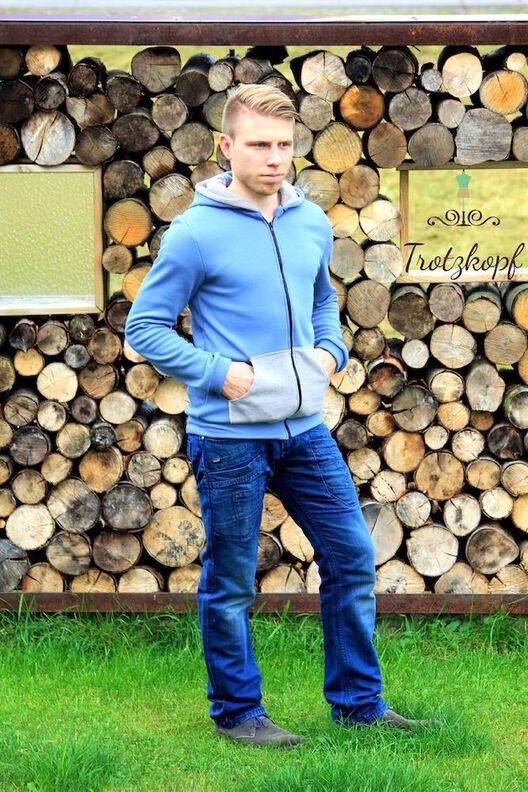 EBOOK ZIPP JACKET SWEATJACKE HERREN GR. XS-XXXL image number 4