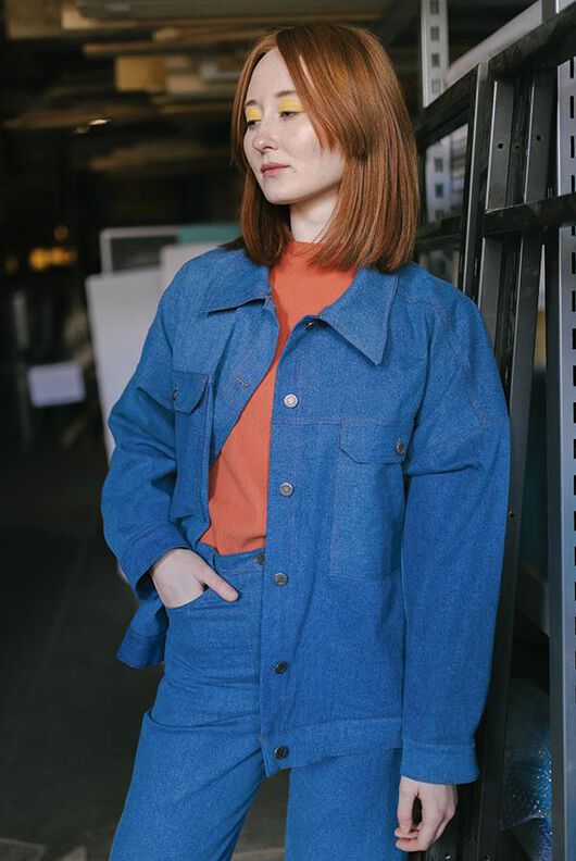 Jeans Jacke Schnittmuster für Damen XS-XXXL, Video-Anleitung image number 4