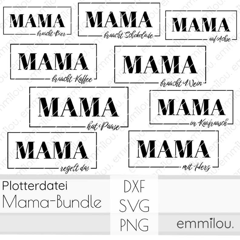 Plotterdatei MAMA - Bundle image number 1