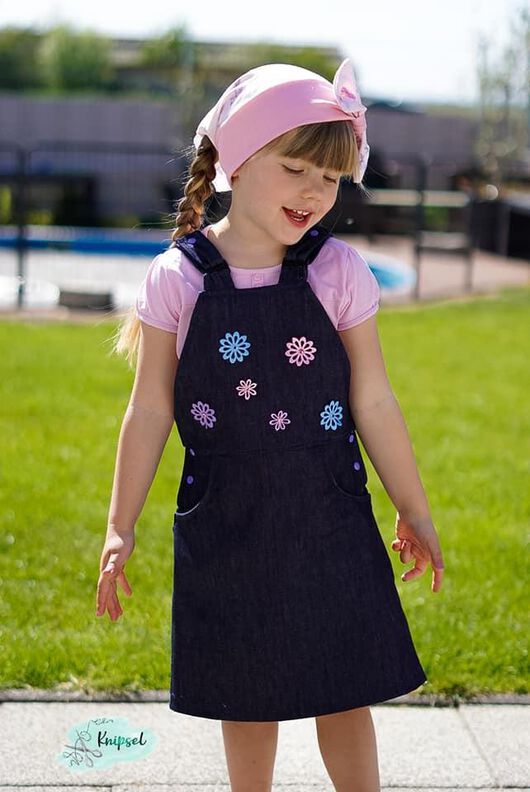 Latzkleid LUNA für Jeans & Cord Gr. 80 - 128 image number 3